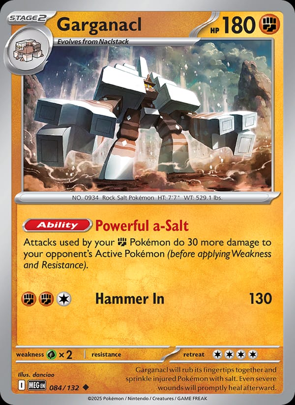 Garganacl #084 — Mega Evolution