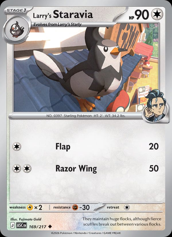 Larry's Staravia #169 — Ascended Heroes
