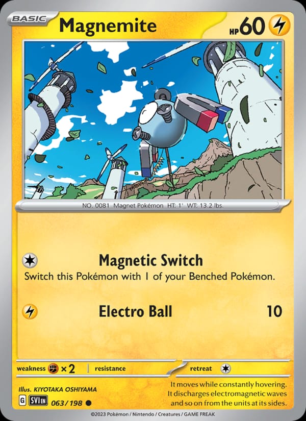 Magnemite #063 — Scarlet & Violet