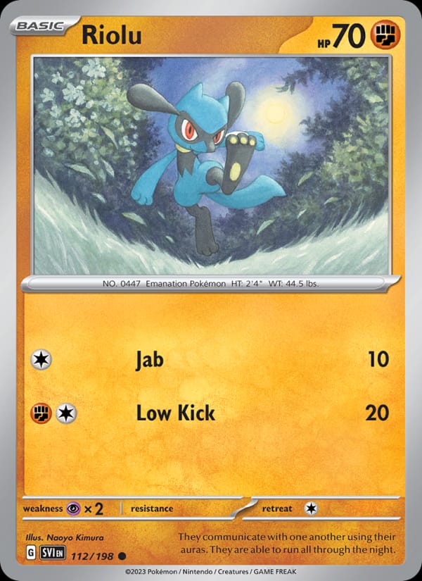 Riolu #112 — Scarlet & Violet