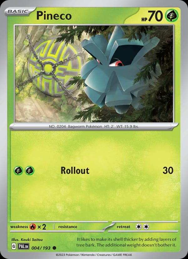Pineco #004 — Paldea Evolved