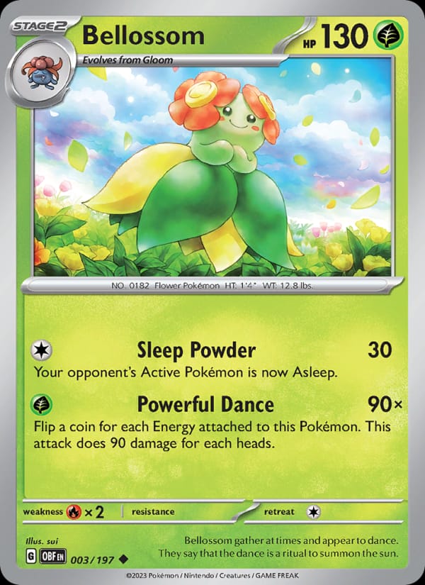Bellossom #003 — Obsidian Flames