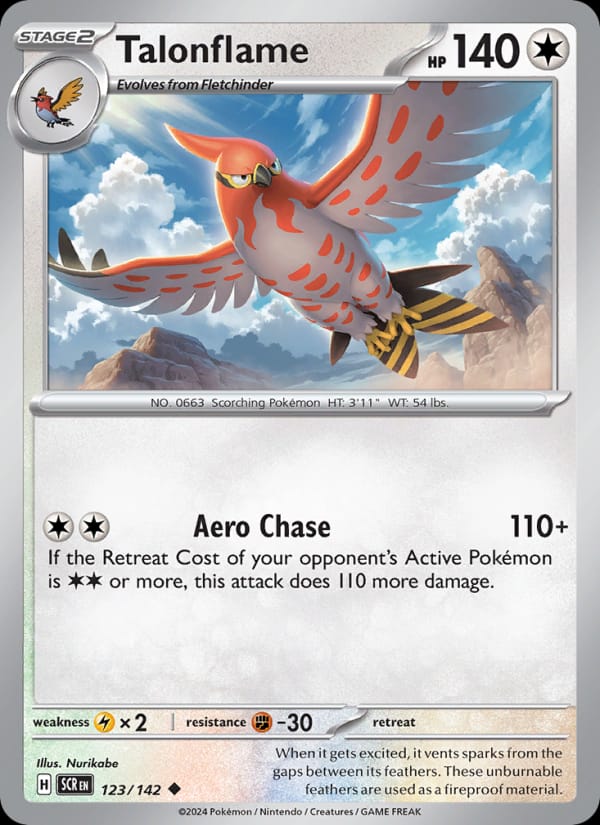 Talonflame #123 — Stellar Crown