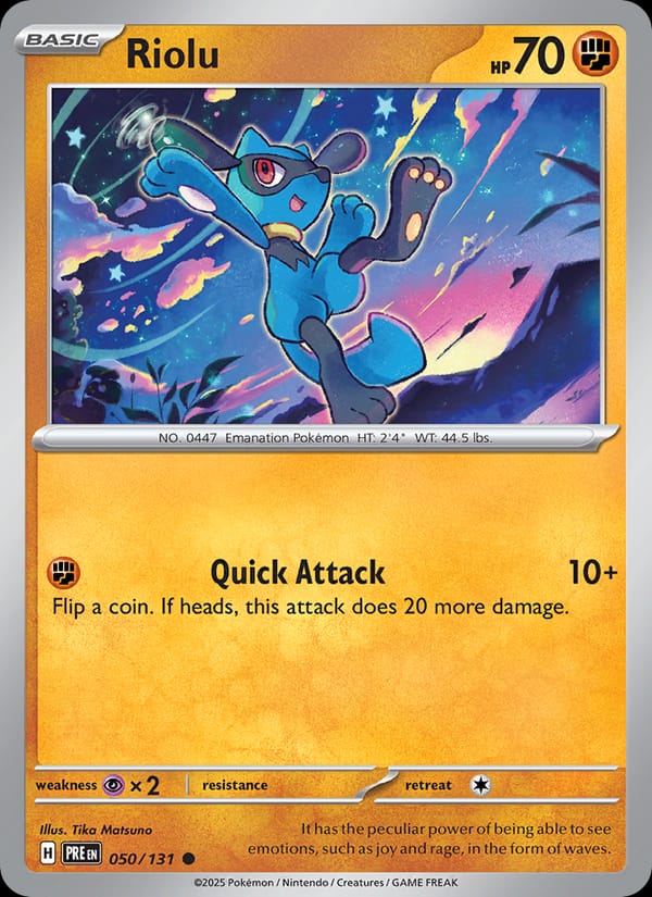 Riolu #050 — Prismatic Evolutions