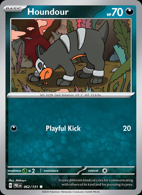 Houndour #062 — Prismatic Evolutions