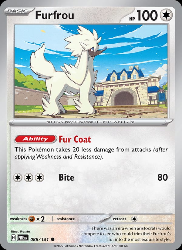 Furfrou #088 — Prismatic Evolutions