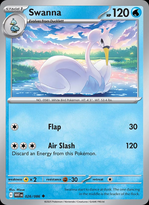 Swanna #026 — White Flare
