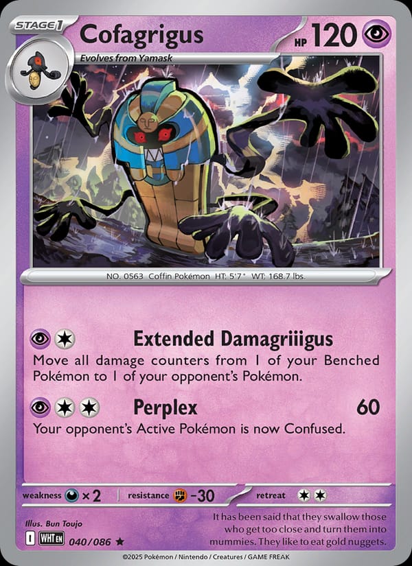 Cofagrigus #040 — White Flare