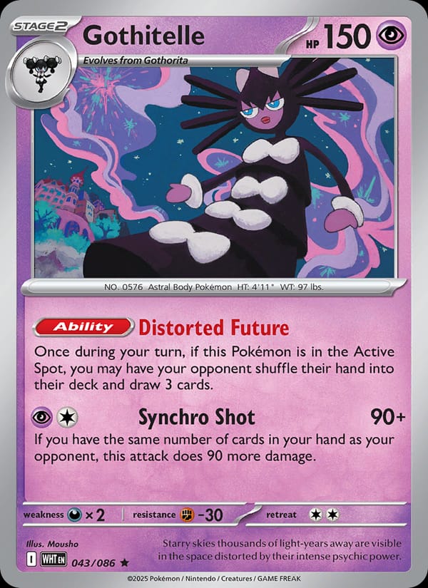 Gothitelle #043 — White Flare