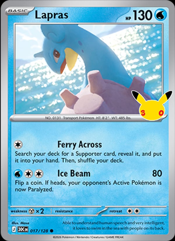 Lapras #017 — 30th Celebration
