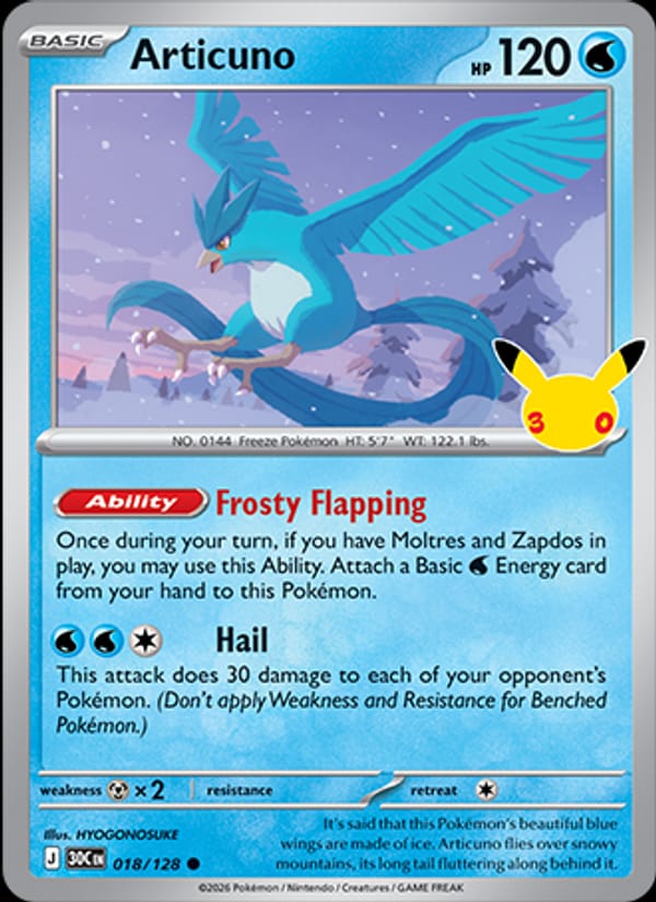 Articuno #018 — 30th Celebration