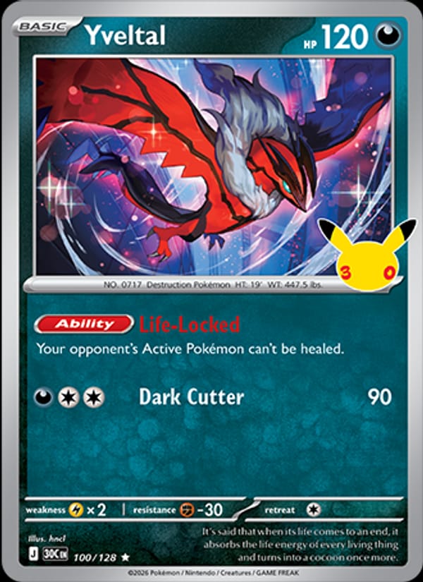 Yveltal #100 — 30th Celebration