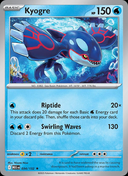 Kyogre #034 — Mega Evolution