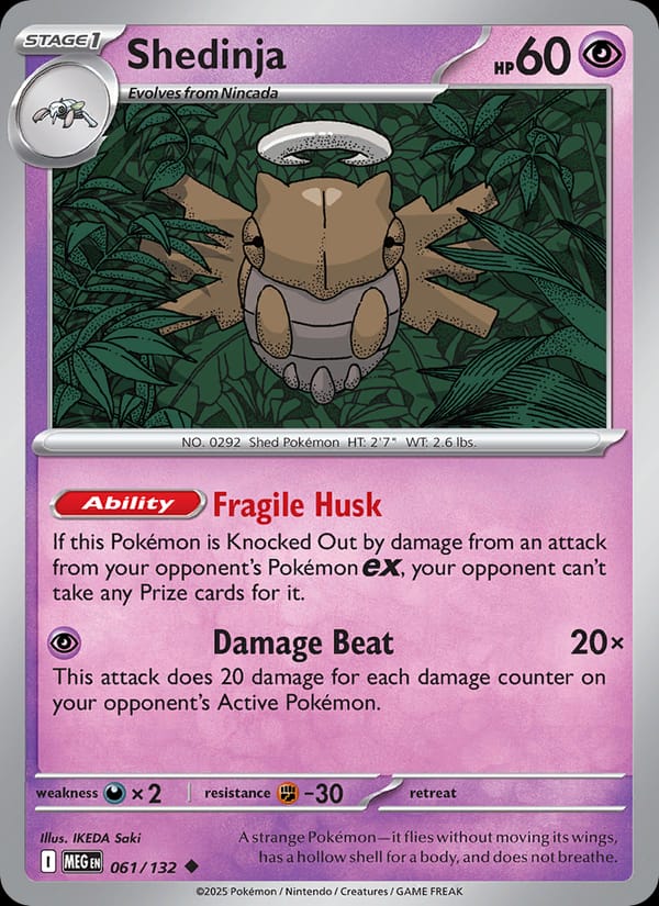 Shedinja #061 — Mega Evolution
