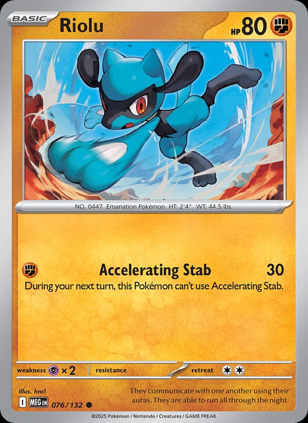 Riolu #076 — Mega Evolution