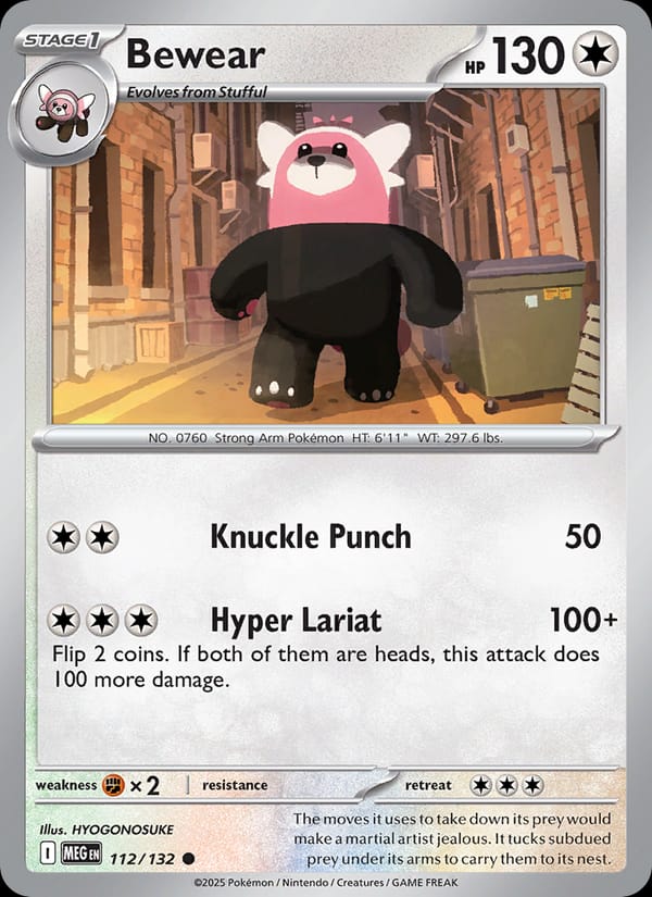 Bewear #112 — Mega Evolution