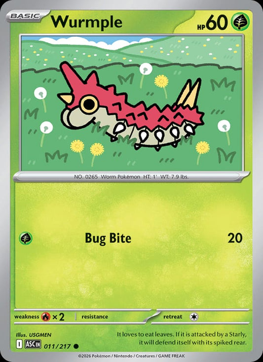 Wurmple #011 — Ascended Heroes