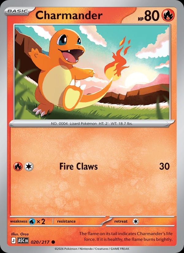 Charmander #020 — Ascended Heroes