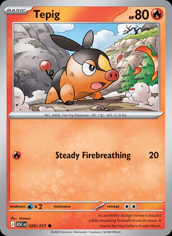 Tepig #029 — Ascended Heroes