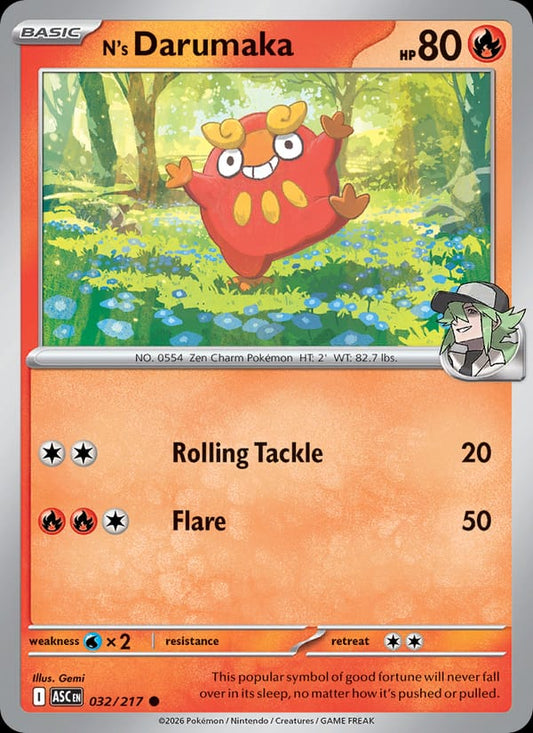 N's Darumaka #032 — Ascended Heroes