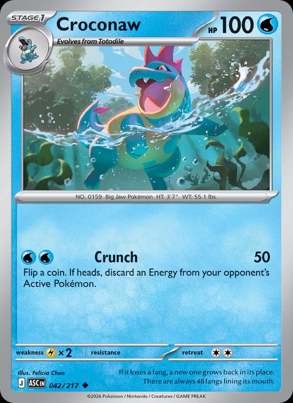 Croconaw #042 — Ascended Heroes