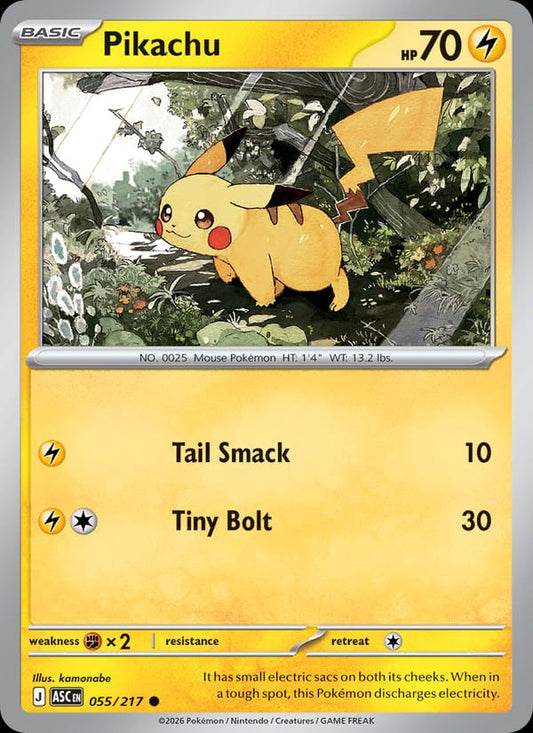 Pikachu #055 — Ascended Heroes