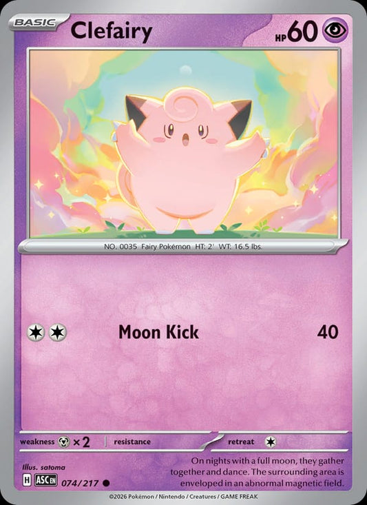 Clefairy #074 — Ascended Heroes