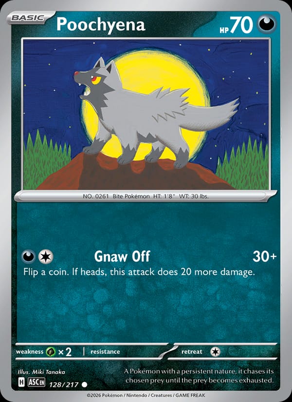 Poochyena #128 — Ascended Heroes