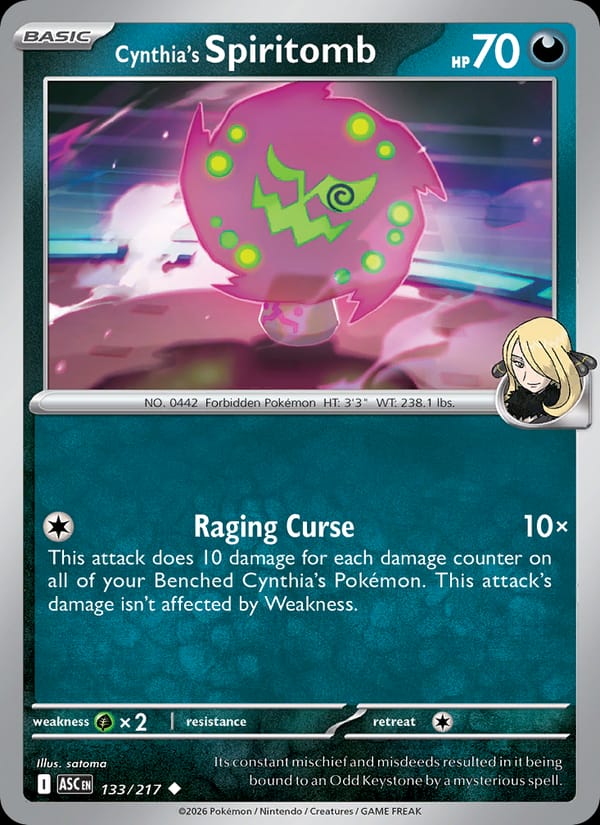 Cynthia's Spiritomb #133 — Ascended Heroes