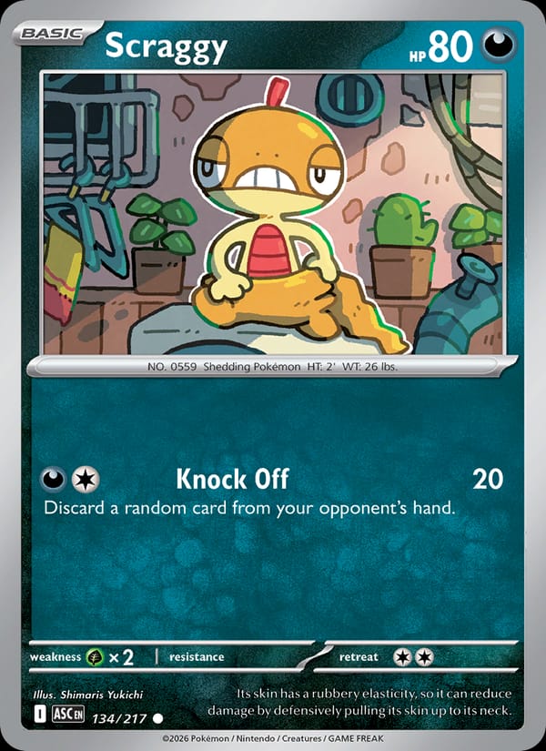 Scraggy #134 — Ascended Heroes