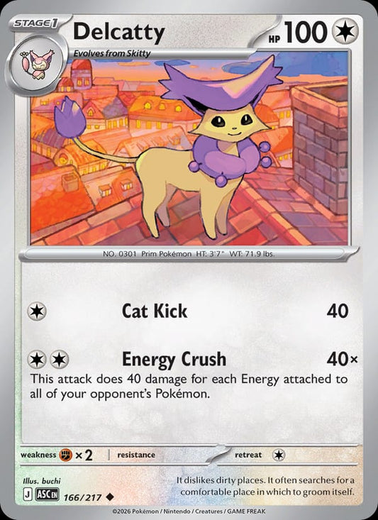 Delcatty #166 — Ascended Heroes
