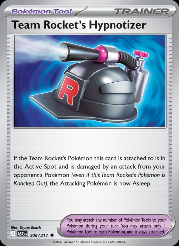 Team Rocket's Hypnotizer #206 — Ascended Heroes
