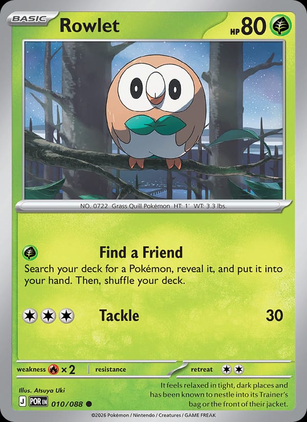 Rowlet #010 — Perfect Order
