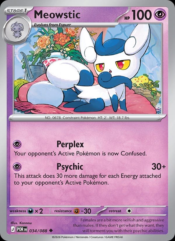 Meowstic #034 — Perfect Order