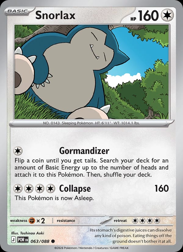 Snorlax #063 — Perfect Order