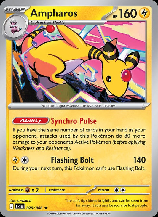 Ampharos #029 — Chaos Rising