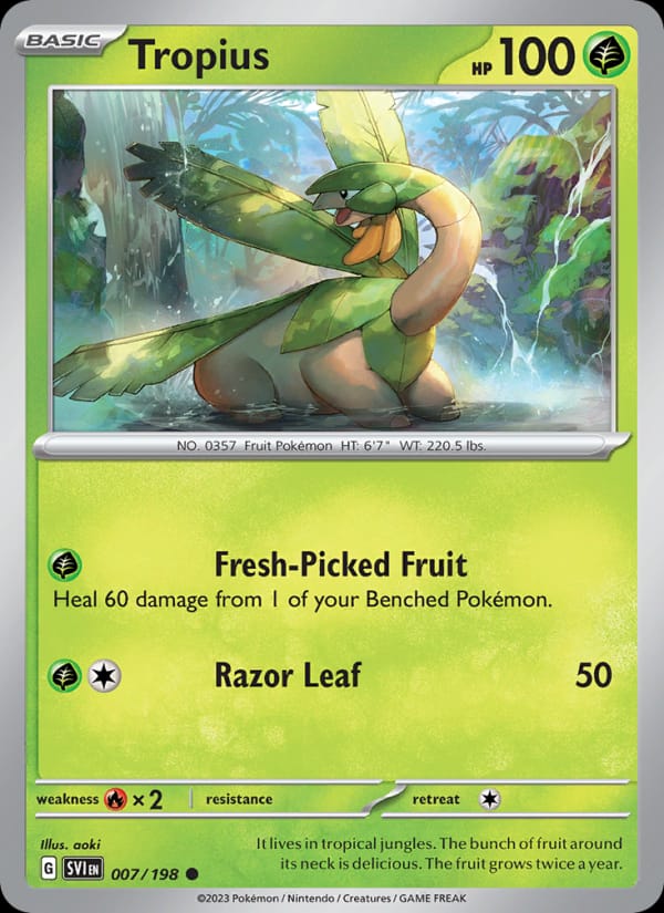Tropius #007 — Scarlet & Violet