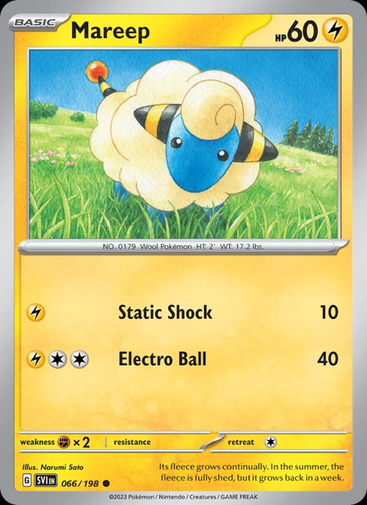 Mareep #066 — Scarlet & Violet
