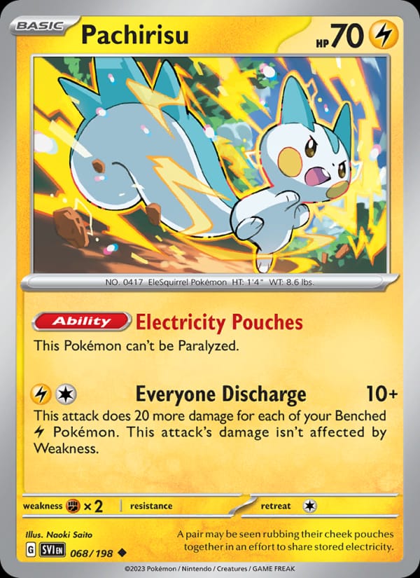 Pachirisu #068 — Scarlet & Violet