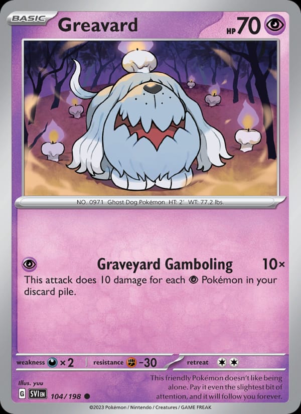 Greavard #104 — Scarlet & Violet