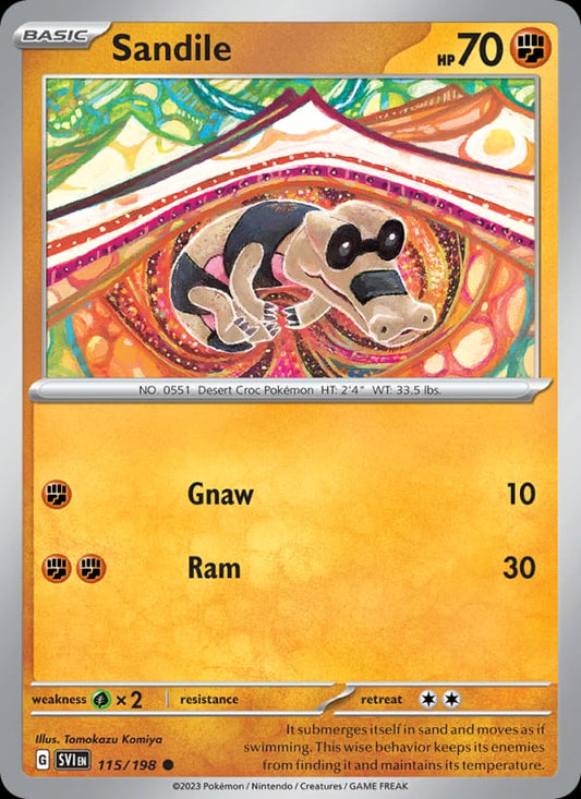 Sandile #115 — Scarlet & Violet