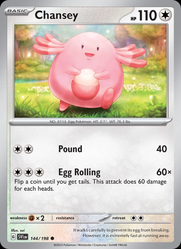 Chansey #144 — Scarlet & Violet