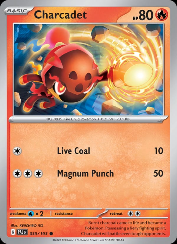 Charcadet #039 — Paldea Evolved