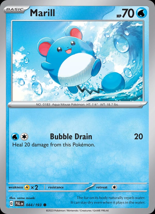 Marill #044 — Paldea Evolved