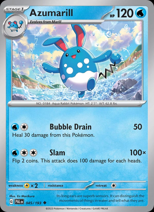Azumarill #045 — Paldea Evolved
