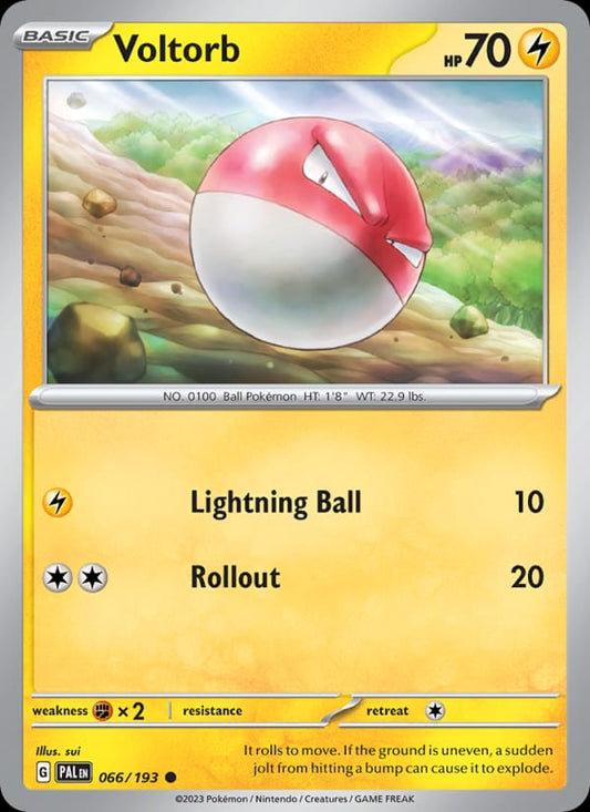 Voltorb #066 — Paldea Evolved