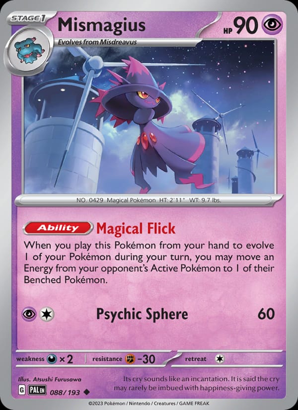 Mismagius #088 — Paldea Evolved