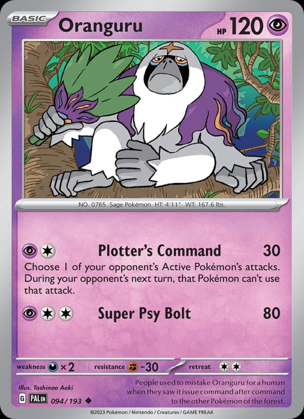 Oranguru #094 — Paldea Evolved