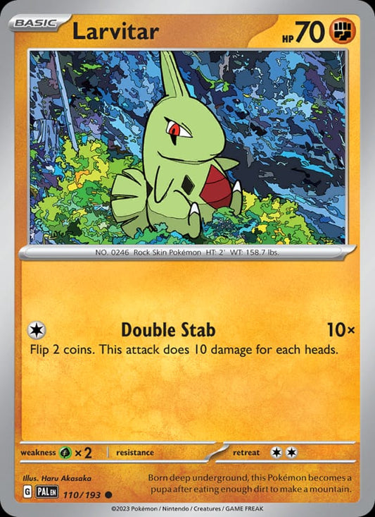 Larvitar #110 — Paldea Evolved