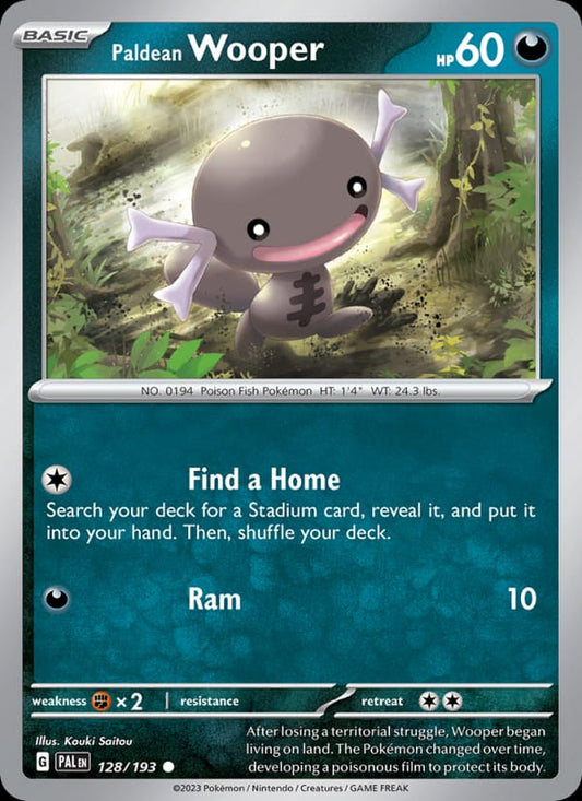 Paldean Wooper #128 — Paldea Evolved